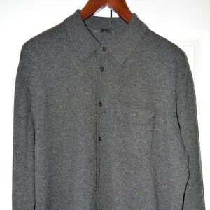 QOR Merino Wool Cashmere Sweater Shirt